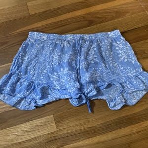 blue float shorts